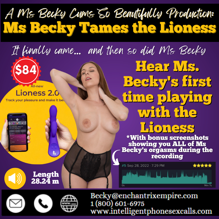 Mistress Becky MsBecky Tames Lioness (800) 601-6975