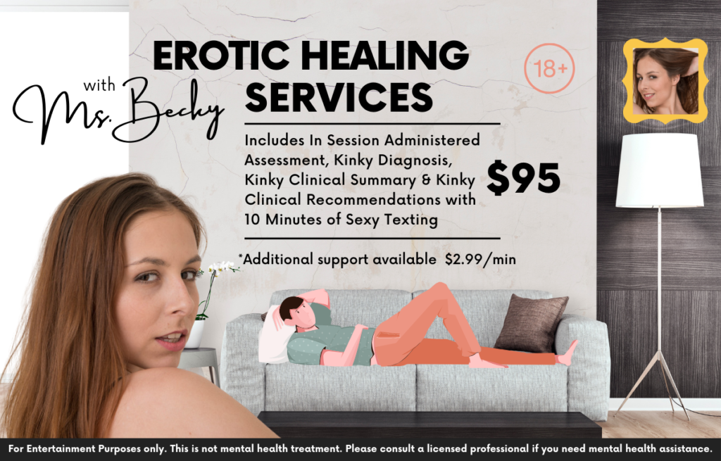 Ms Becky Intelligent Phone Sex Calls Erotic Healing Reports 1 800 601 6975 1