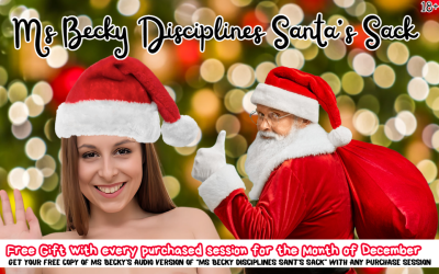 Ms Becky Disciplines Santa’s Sack