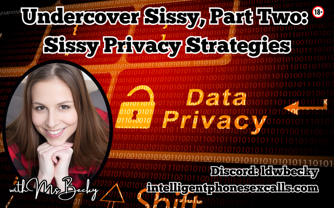 Ms Becky Intelligent Phone Sex Calls 1 800 601 6975 Sissy Privacy Strategies
